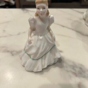 Royal Dalton Porcelain Figurine in White Dress